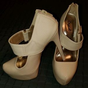 Nude Platform Stilettos 6